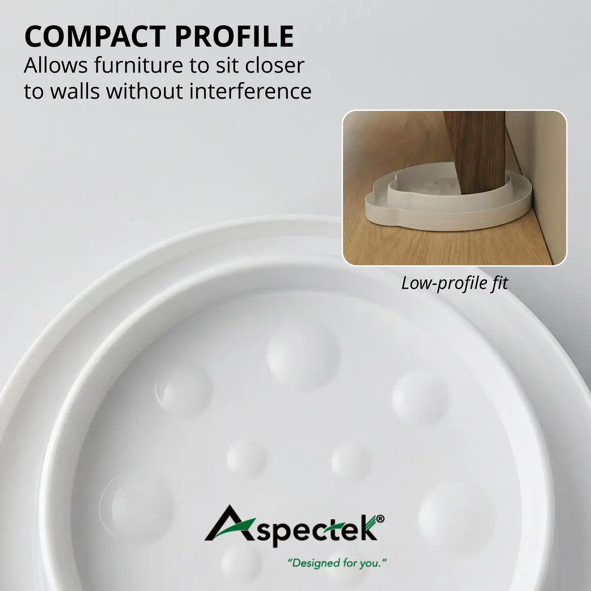 ASPECTEK Bed Bug Detector and Interceptor, Pack of 4 | Safe, Eco-Friendly Bug Trap for Monitoring and Prevention - view 5