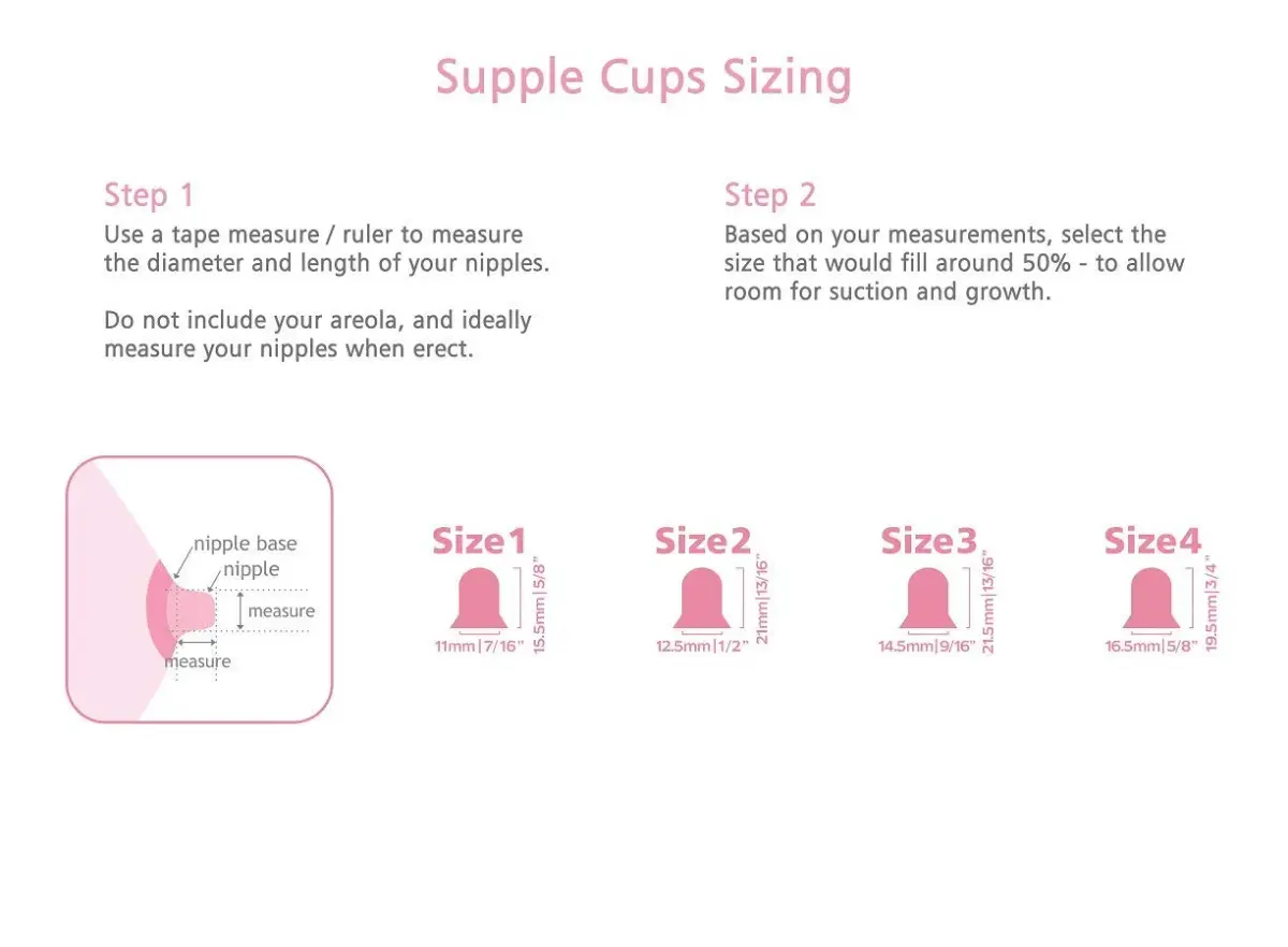 Supple Cups Size 3 for Flat, Shy, Inverted Nipples | Clinically Proven Latch Aid - view 4