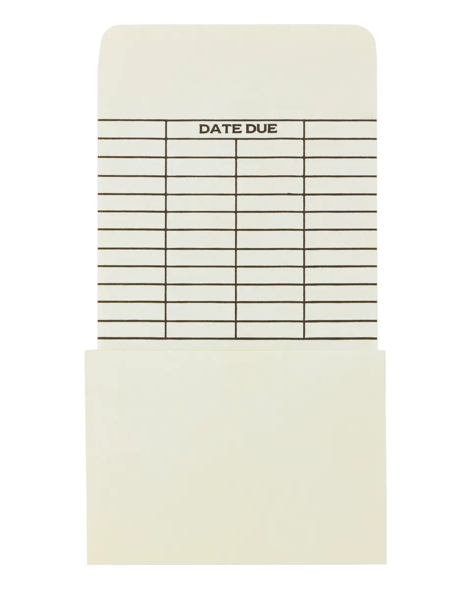 Hygloss Manila Library Pockets – Non-Adhesive Envelope 6.25 x 3.5 Inches | Durable, Made in USA - view 2