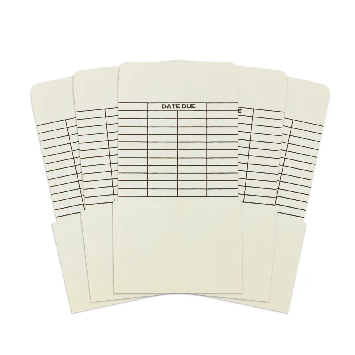 Hygloss Manila Library Pockets – Non-Adhesive Envelope 6.25 x 3.5 Inches | Durable, Made in USA - view 4