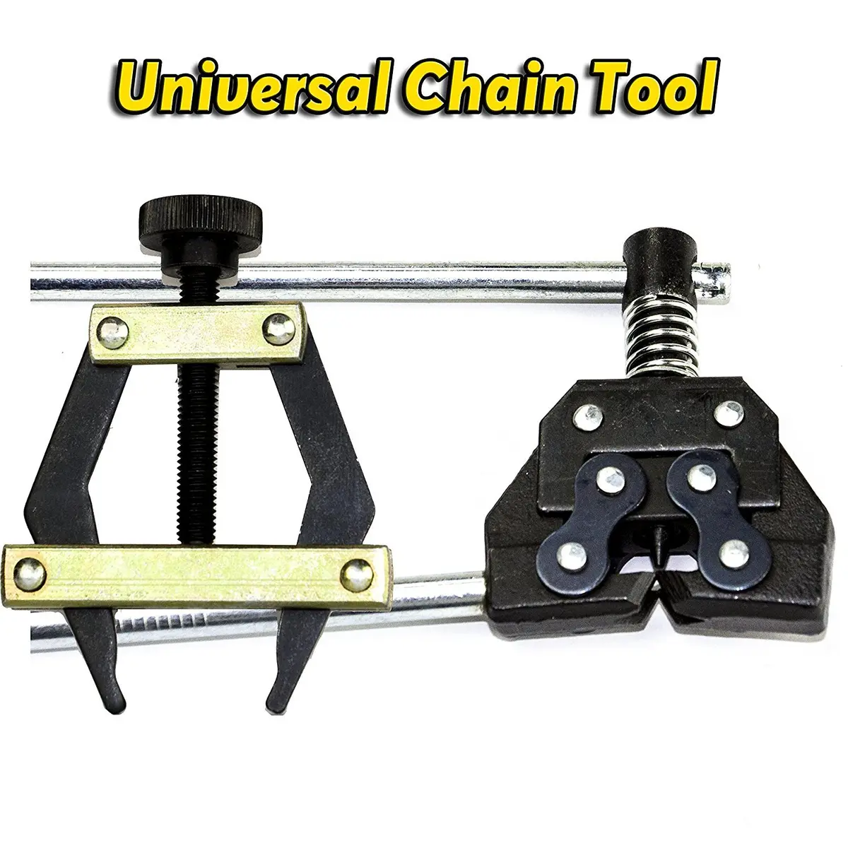 Jeremywell Roller Chain Tools Kit Fits #60#80#100 | Chain Breaker & Puller for Bicycle, Motorcycle, Go Kart - view 8