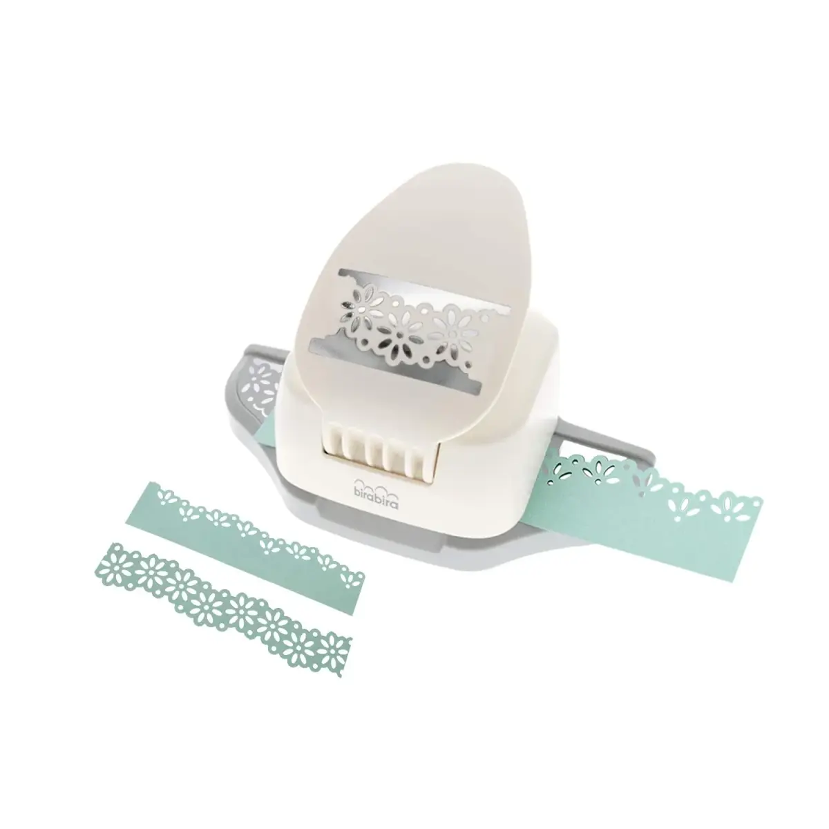 Bira Craft 2-in-1 Daisy Border Edge Craft Punch | 16.5cm (6.5") Punch Tool for Scrapbooking & Paper Crafts - main product image