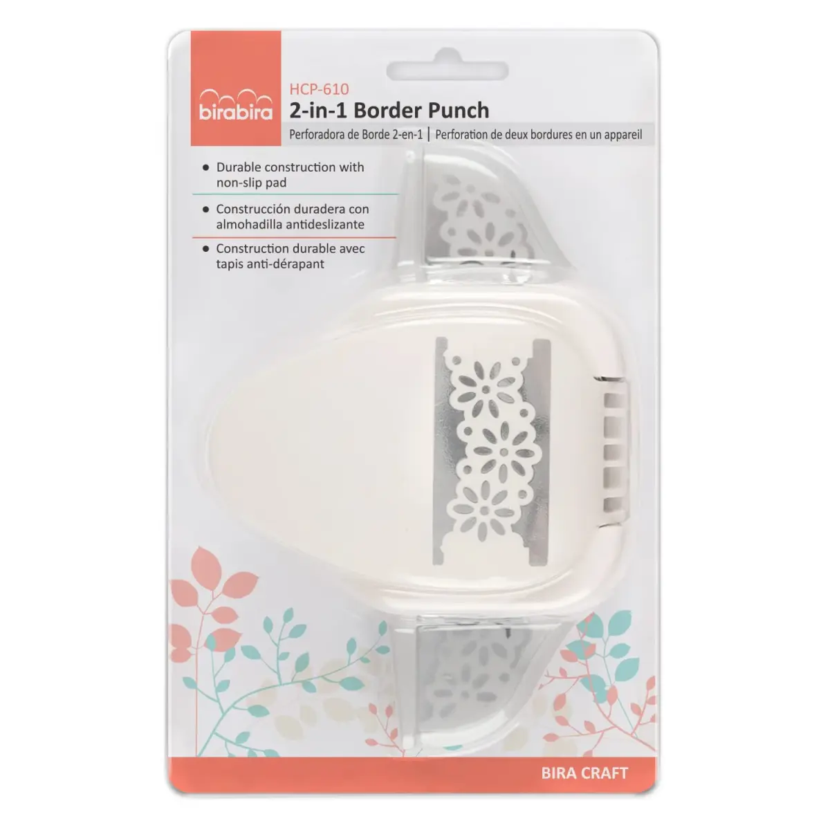 Bira Craft 2-in-1 Daisy Border Edge Craft Punch | 16.5cm (6.5") Punch Tool for Scrapbooking & Paper Crafts - view 6