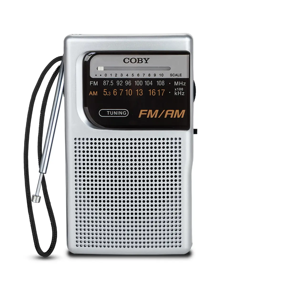 Coby Portable AM FM Radio, Transistor Radio, 800 Hour Battery | Clear Reception & Compact Design - main product image
