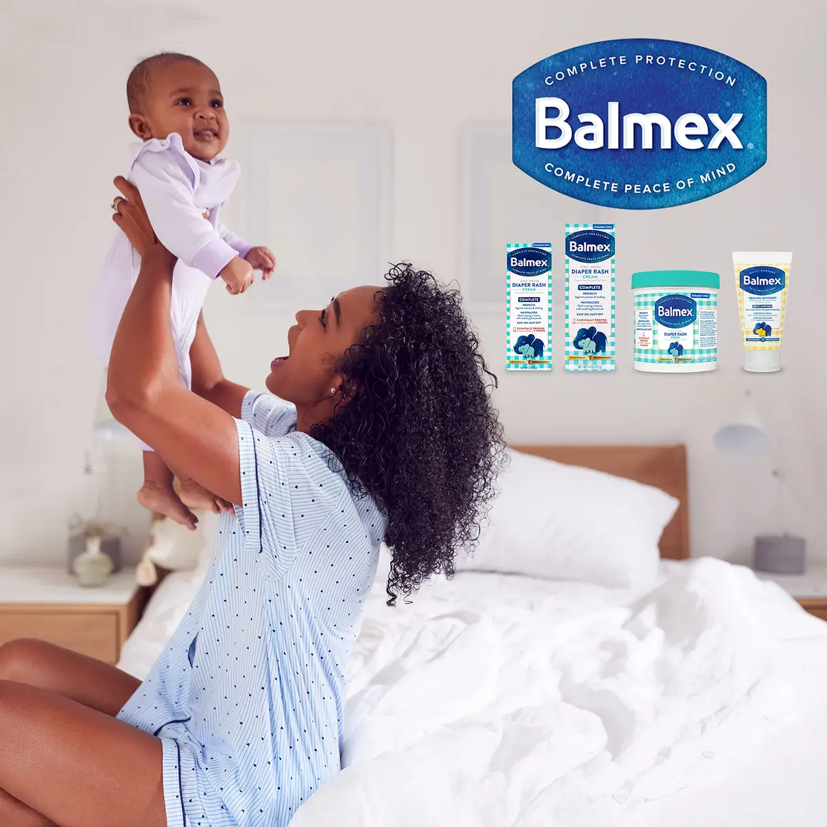 Balmex Complete Protection Baby Diaper Rash Cream with Zinc Oxide, 4 Ounce | Clinically Proven to Reduce Redness in 3 Hours - view 6
