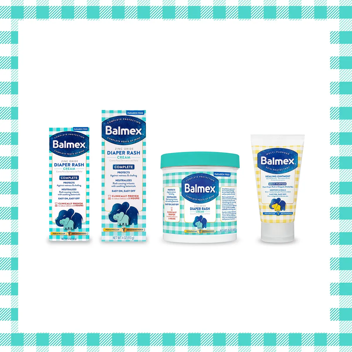 Balmex Complete Protection Baby Diaper Rash Cream with Zinc Oxide, 4 Ounce | Clinically Proven to Reduce Redness in 3 Hours - view 8