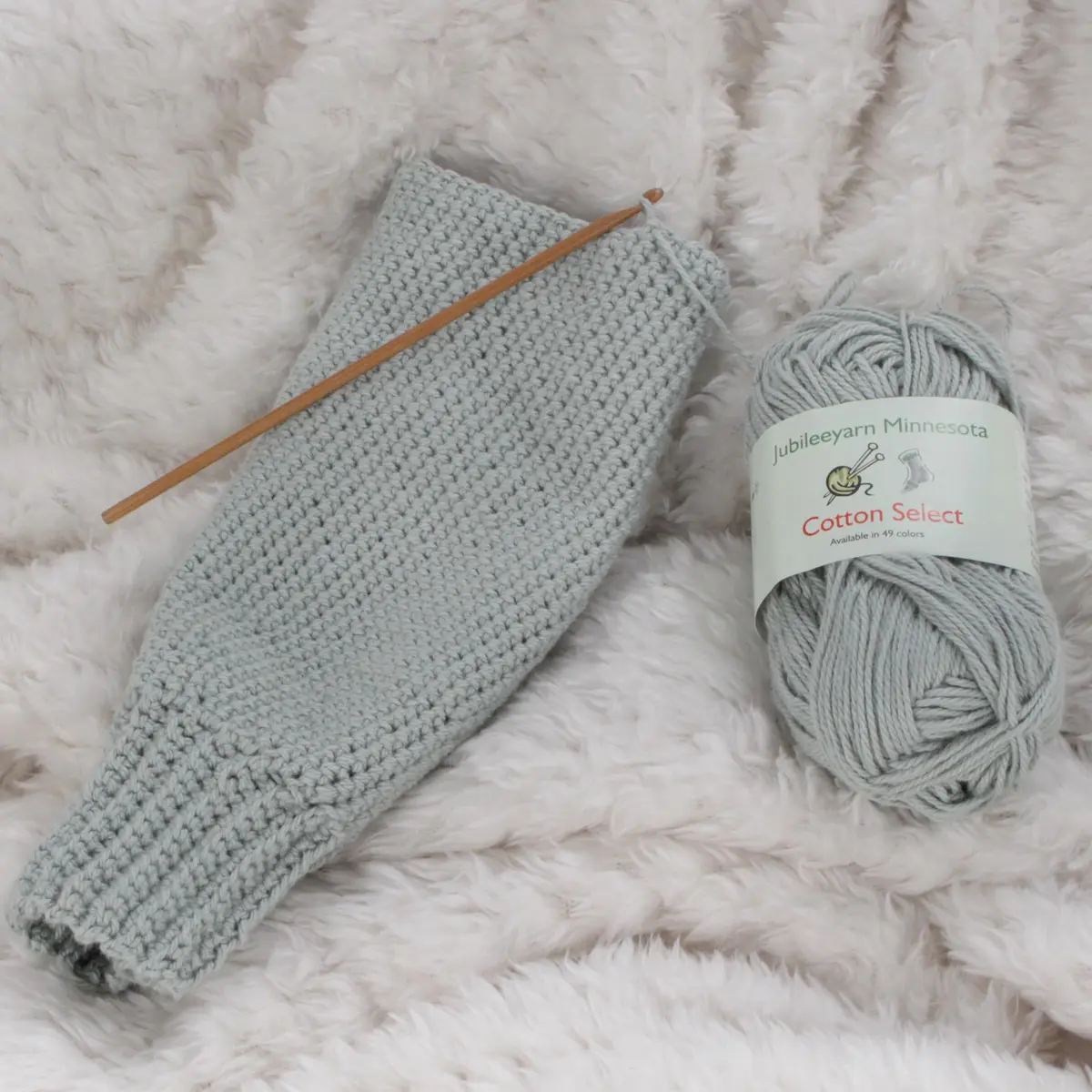 BambooMN JubileeYarn Cotton Select Yarn - Marina Pink | 8 Skeins, Sport Weight, Soft Cotton - view 4