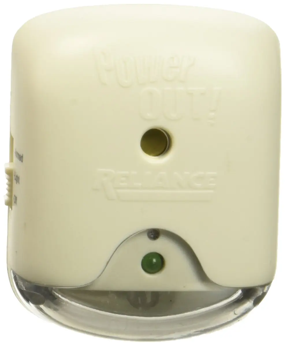 Reliance Controls Power Fail Light W/Alarm 120V | Alarm Sounds on Power Failure, 8-Hour Backup, Recharge NiMH Battery - main product image