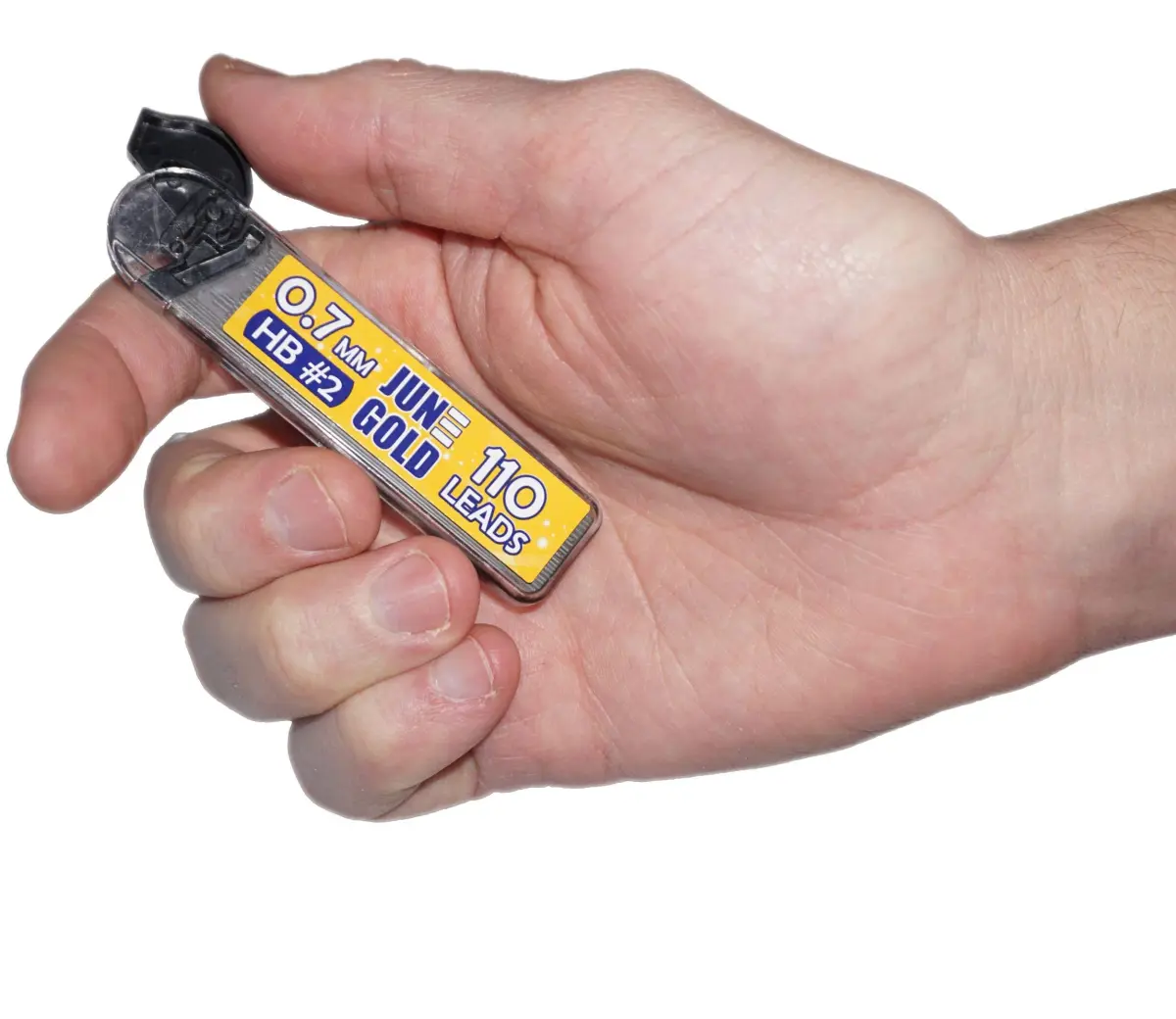 June Gold 0.7 mm HB #2 Mechanical Pencil Lead Refills, 440 Pieces (110 per Dispenser) | Smooth, Break-Resistant Graphite - view 2