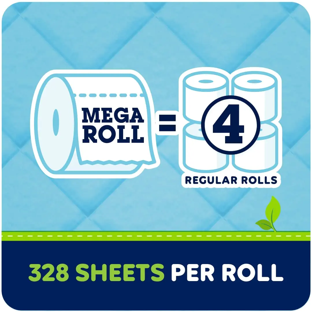 Quilted Northern Ultra Soft & Strong Toilet Paper, 6 Mega Rolls | Biodegradable & Septic Safe - view 8