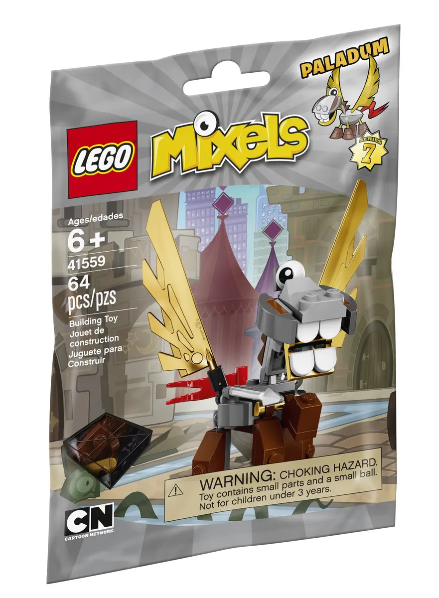 LEGO Mixels Mixel Paladum 41559 Building Kit | Loyal Pet of Medivals Tribe, 7cm Tall - main product image
