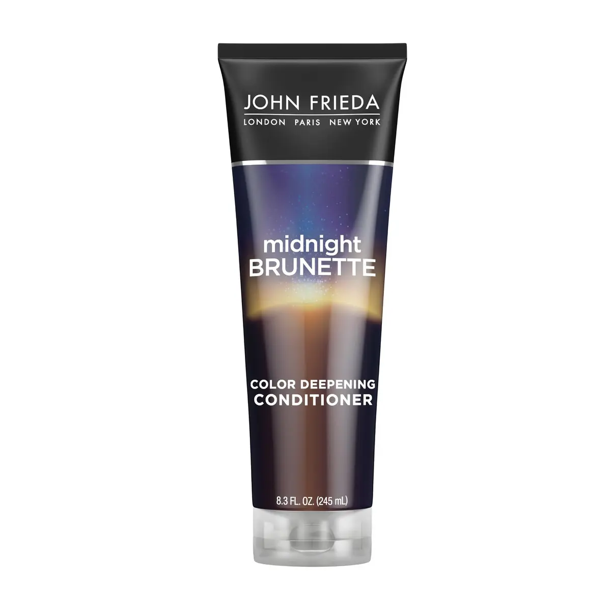 John Frieda Midnight Brunette Conditioner 247ml (8.3 Fl Oz) | Deepens Brunette Color & Moisture - main product image