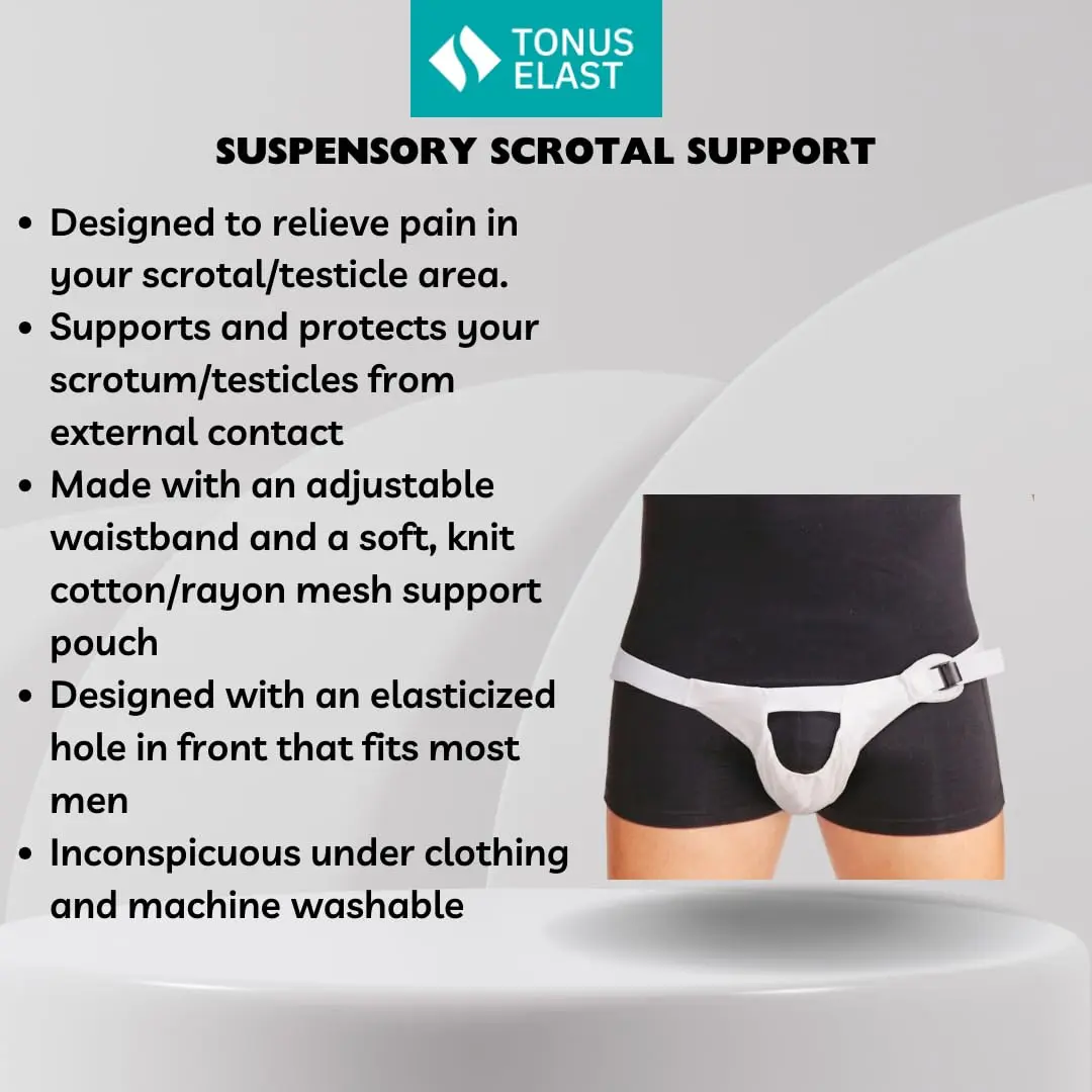 Tonus Elast Suspensory Scrotal Support Small | Post-Surgery & Hernia Relief - view 5
