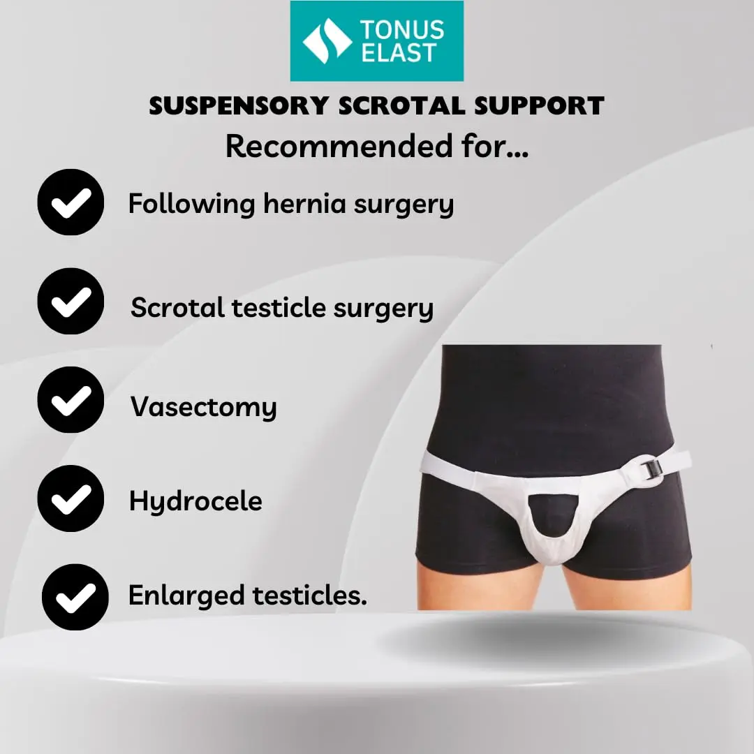 Tonus Elast Suspensory Scrotal Support Large Pouch - 1 Unit | Gentle Support for Recovery & Daily Comfort - view 6