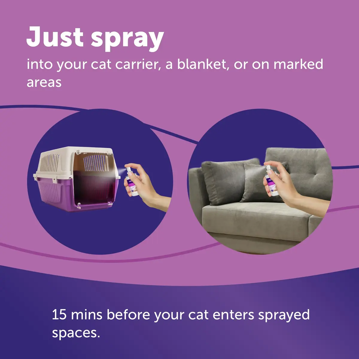 FELIWAY Classic Cat Calming Spray 60ml (2 Fl Oz) | Vet Recommended Pheromone Calming - view 6