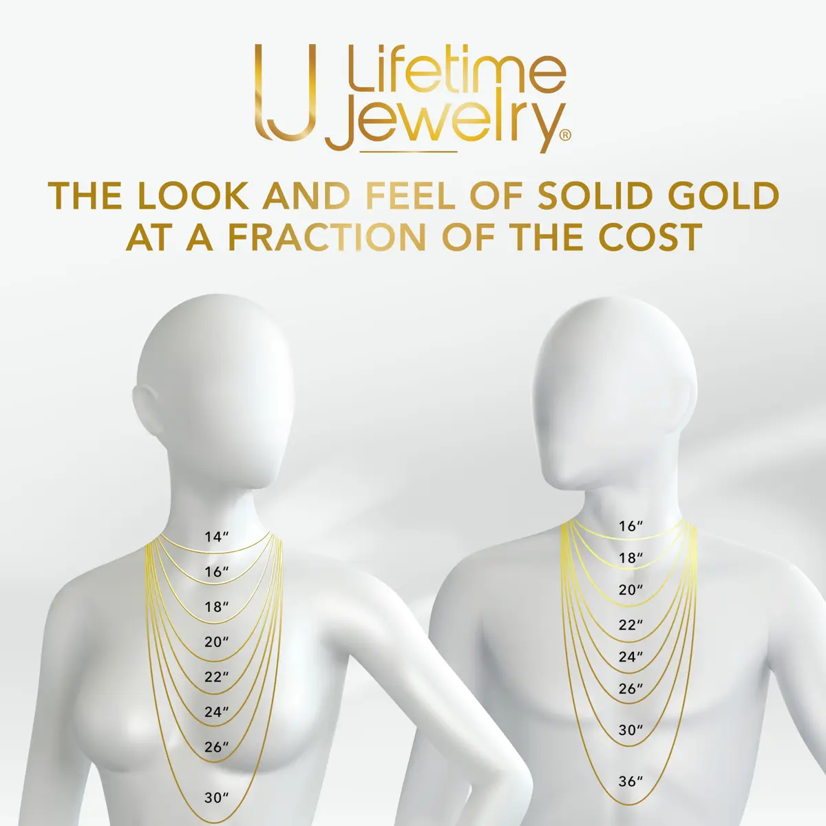 LIFETIME JEWELRY 1.5mm Figaro Chain Necklace 24 inches | Gold Plated Unisex Jewelry - view 6