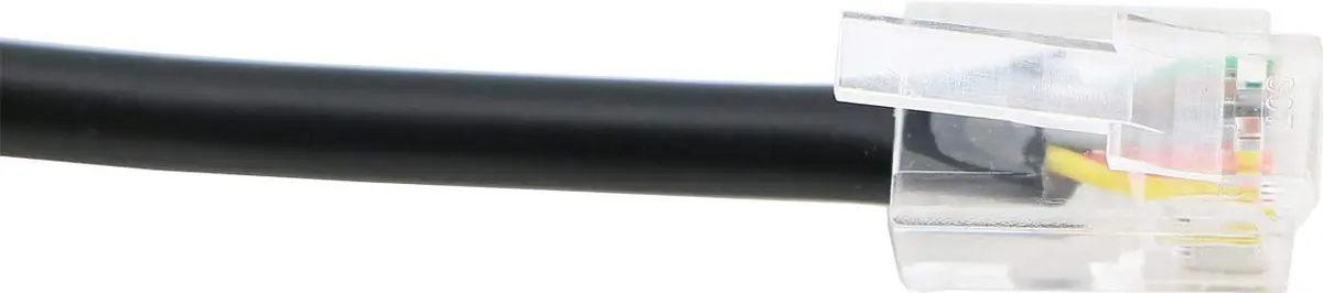 PASOW Replacement Microphone Cable Cord for Yaesu MH-48 MH-36 MH-42 | Coiled, Black, 120cm - view 3