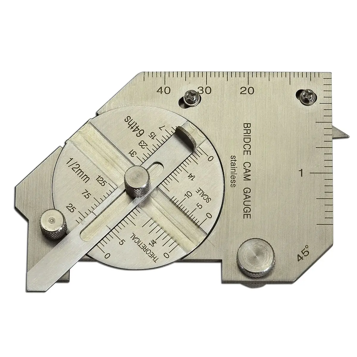RIVERWELD Bridge Cam Gauge Test Ulnar High-Low Misalignment 12cm (4.72in) | Precision Measuring Tool for Welds - main product image