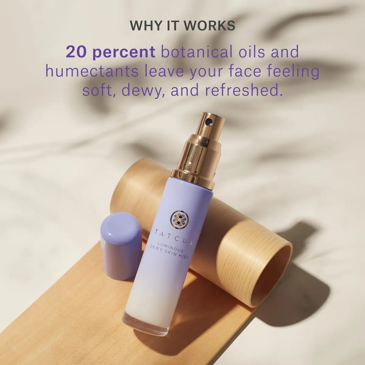 TATCHA Luminous Dewy Skin Mist 40ml | Hydrating & Finishing Spray for All Skin Types - view 4