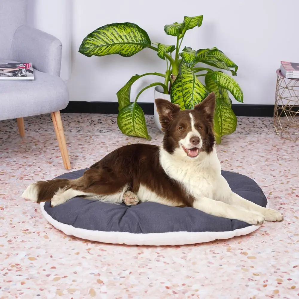Ferplast Dog Bed Large Dog Cushion Washable Pet Mattress 85 x 55 cm | Cotton & Soft Padding - view 3
