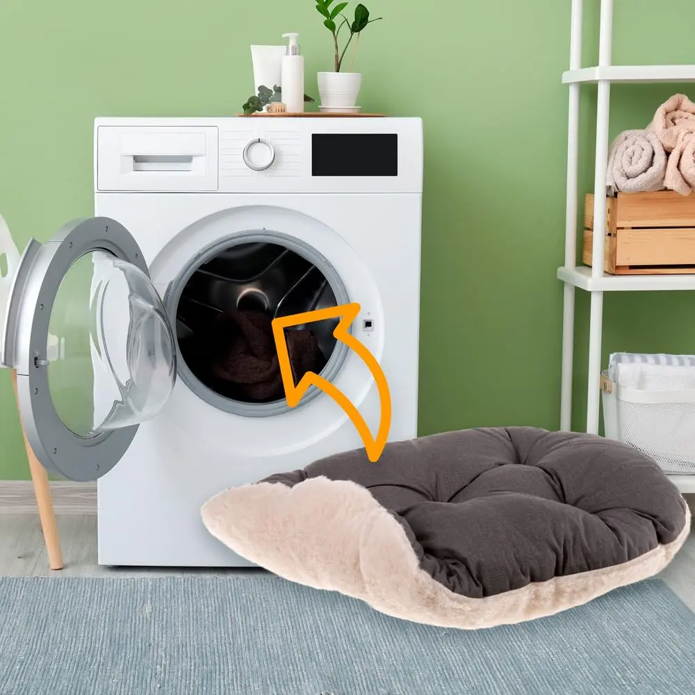 Ferplast Dog Bed Large Dog Cushion Washable Pet Mattress 100 x 63 cm | Soft Cotton Padding - view 6
