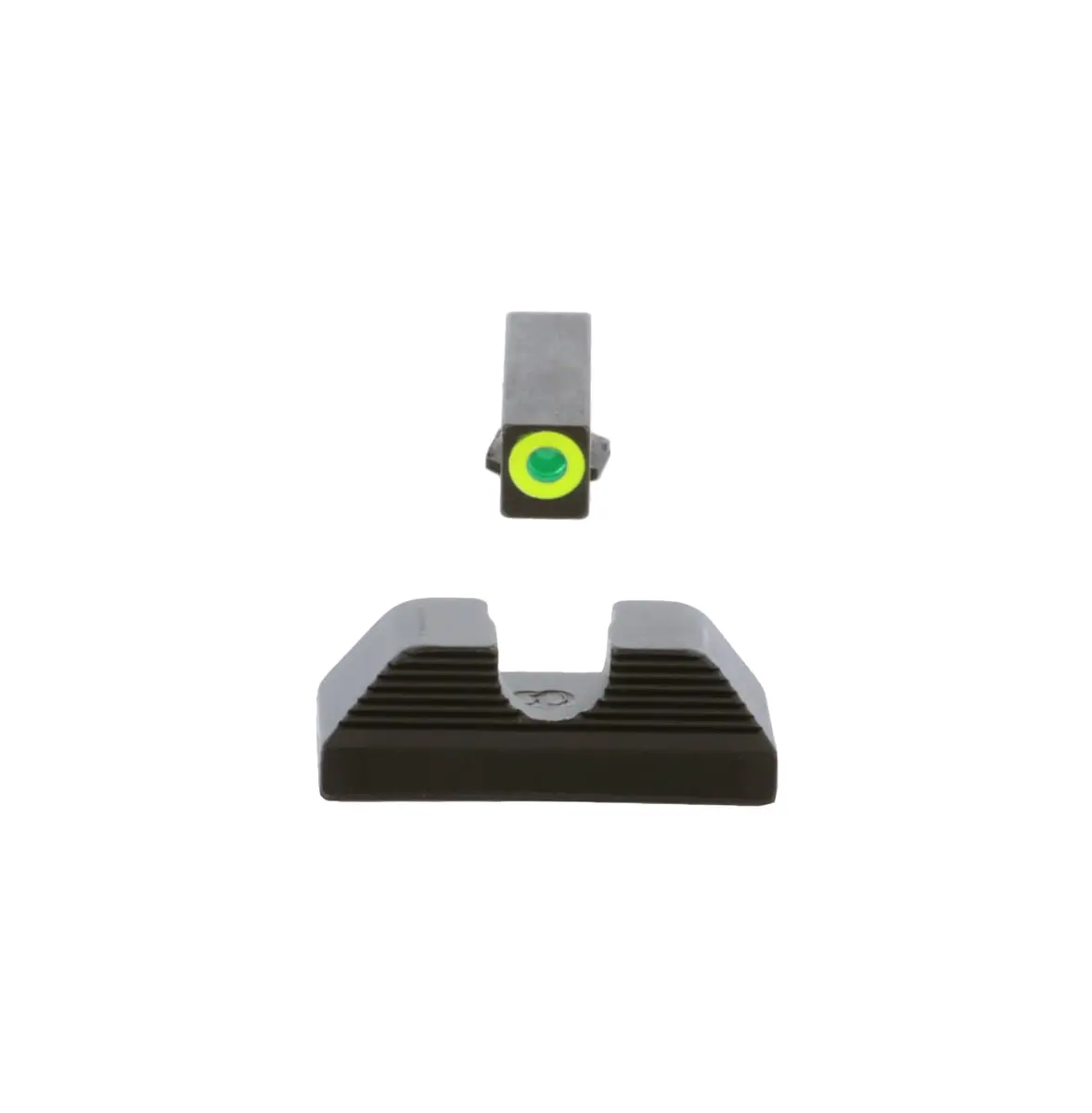 AmeriGlo Protector Sight Set for Glock 42, 43, 43X, 48 | Tritium & LumiGreen Outline for Quick Focus - view 2