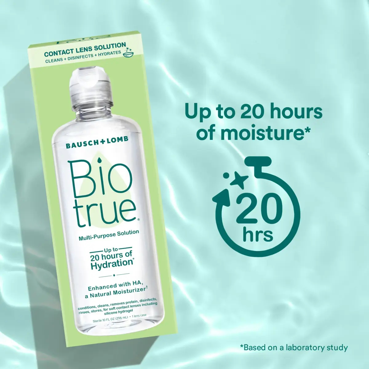Biotrue Multi-Purpose Contact Lens Solution with Lens Case, 2 Fl Oz (59ml) | FDA Approved, Doctor Recommended - view 3