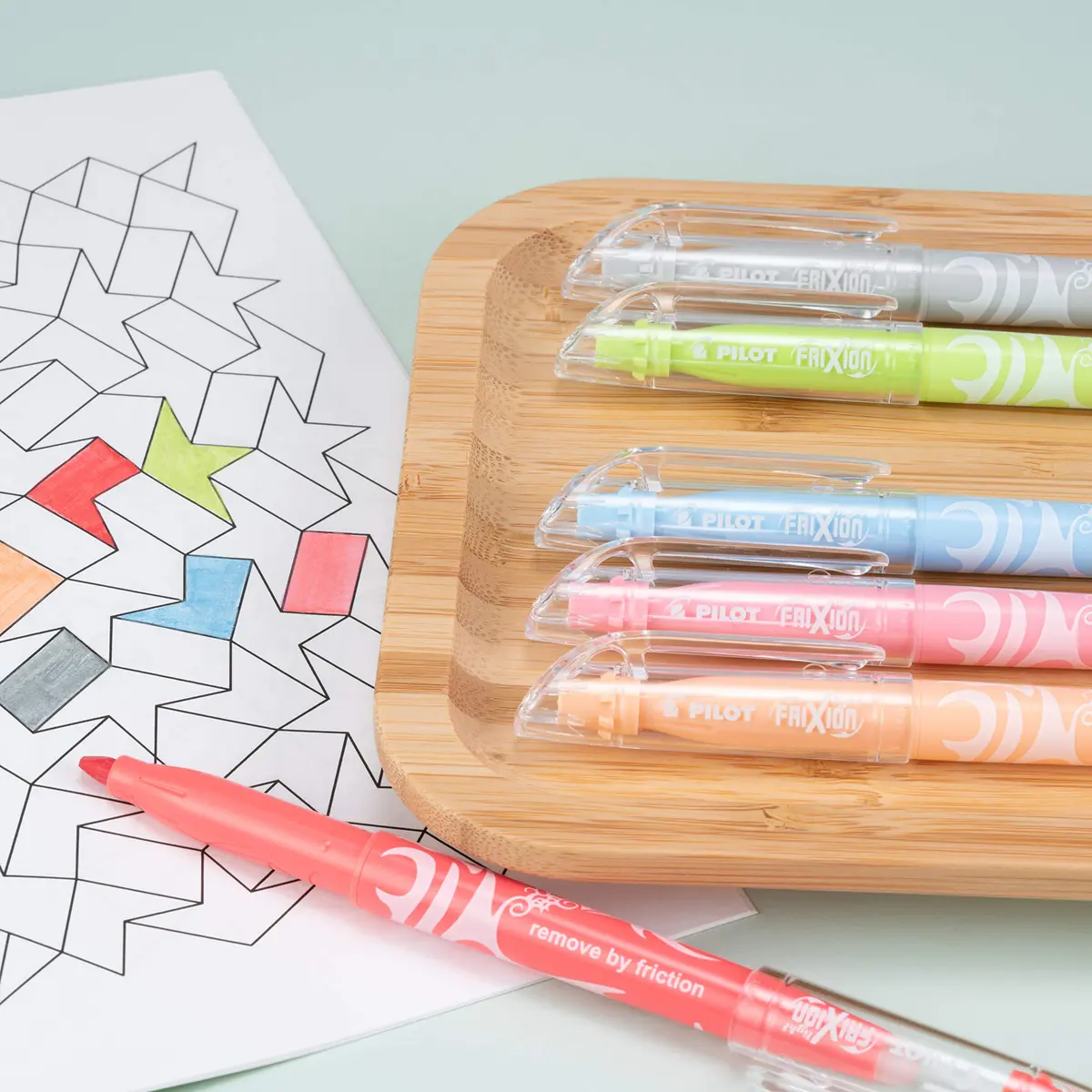 PILOT FriXion Erasable Highlighters, Chisel Tip, Assorted Pastel Colors, 5-Pack (5 Count) - view 7