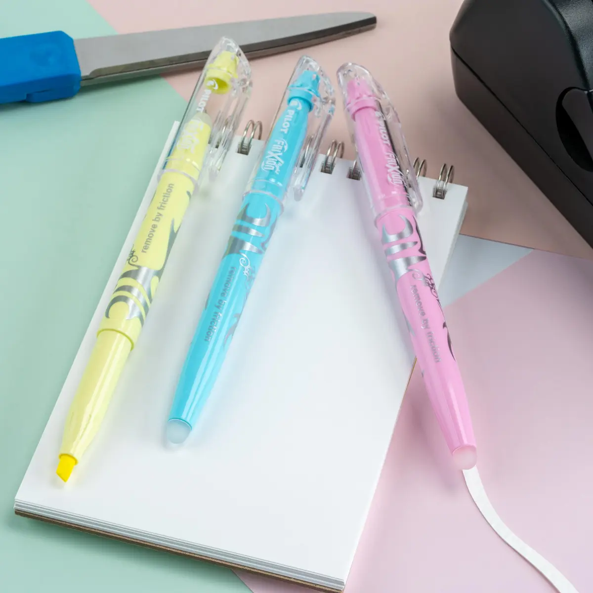 PILOT FriXion Erasable Highlighters, Chisel Tip, Assorted Pastel Colors, 5-Pack (5 Count) - view 2