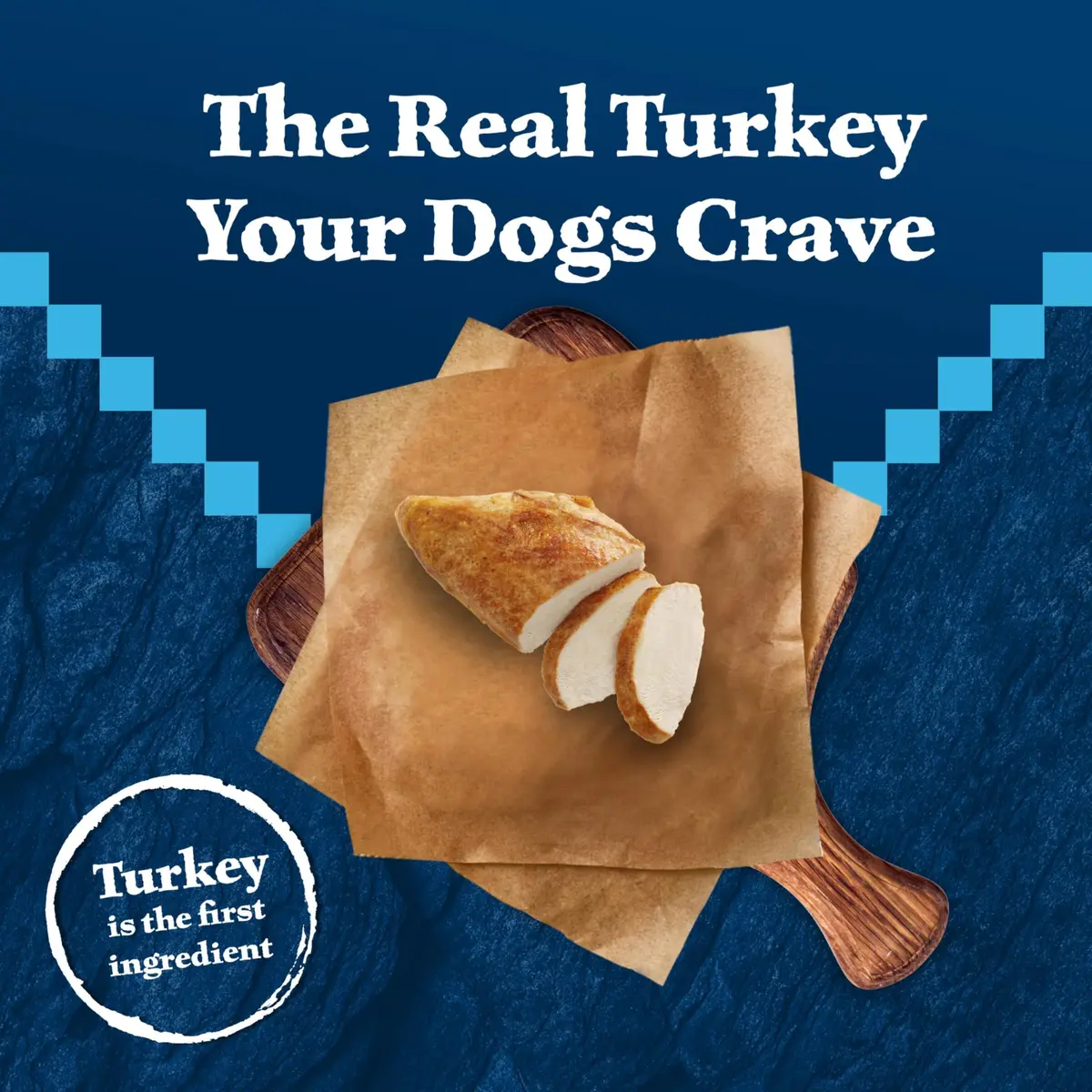 Blue Buffalo Wilderness Turkey Crunchy Dog Biscuits, Grain-Free, 680g (24 oz) | High-Protein Nutrition for All Breeds - view 3