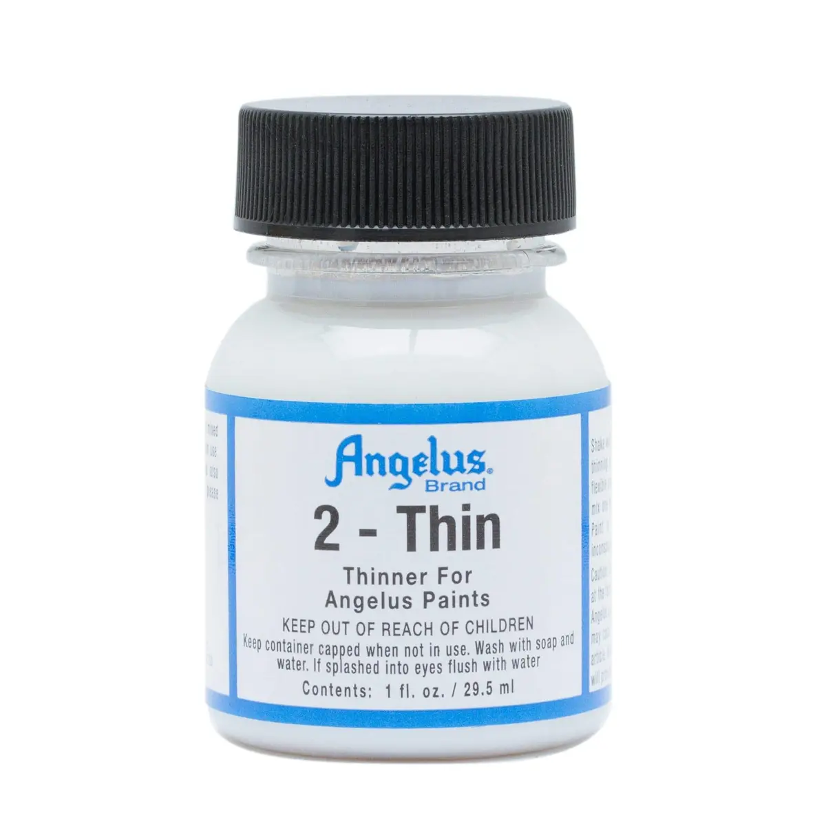Angelus 2-Thin Leather Acrylic Paint Medium 1 oz | Thins Viscosity for Airbrush & Porous Materials - main product image