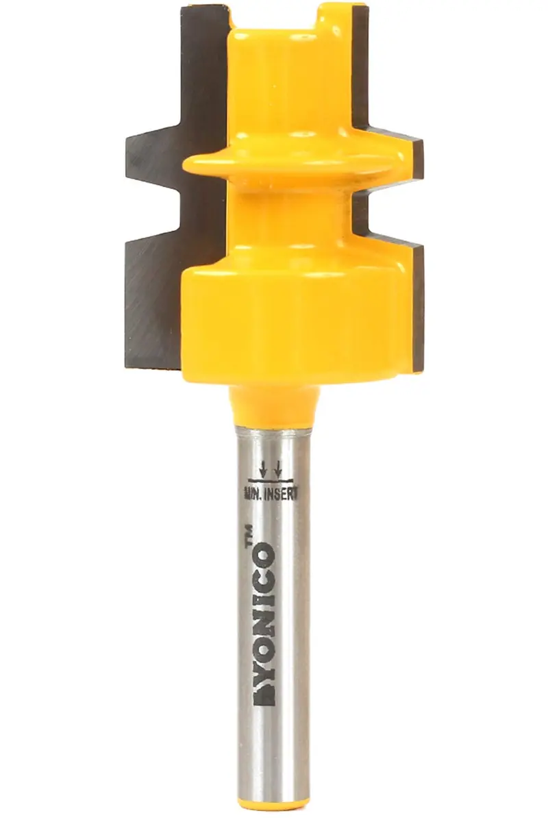 Yonico Router Bits Reversible Glue Joint 1-1/8-Inch | Perfect for Strong Glue Joints, 1/4" Shank - main product image