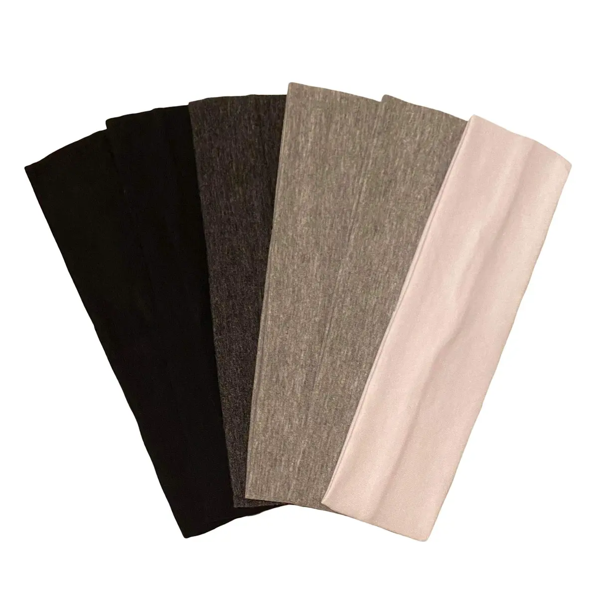 Kenz Laurenz Cotton Headbands 6 Pack | Soft Elastic Sports Fashion Headband for Teens Women Girls - view 2