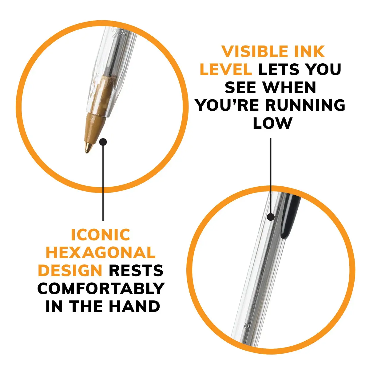 BIC Cristal Xtra Smooth Ballpoint Pens, Black, 24-Count | Smooth Ink Flow for Everyday Writing - view 5