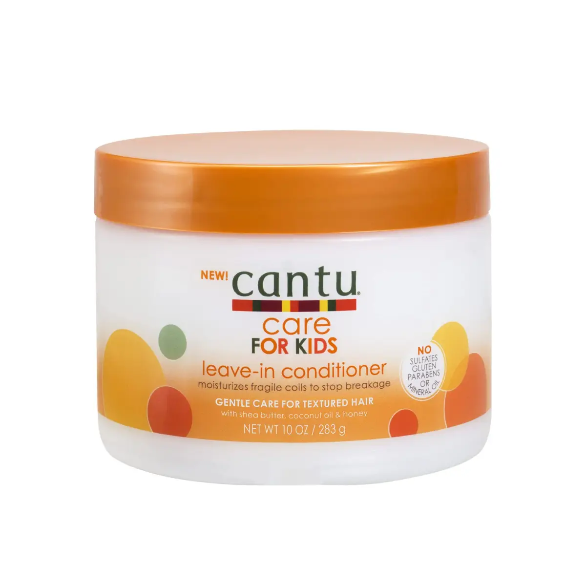 Cantu Care for Kids Leave-In Conditioner 283ml (10 oz) | Moisturizes Fragile Coils to Stop Breakage - main product image