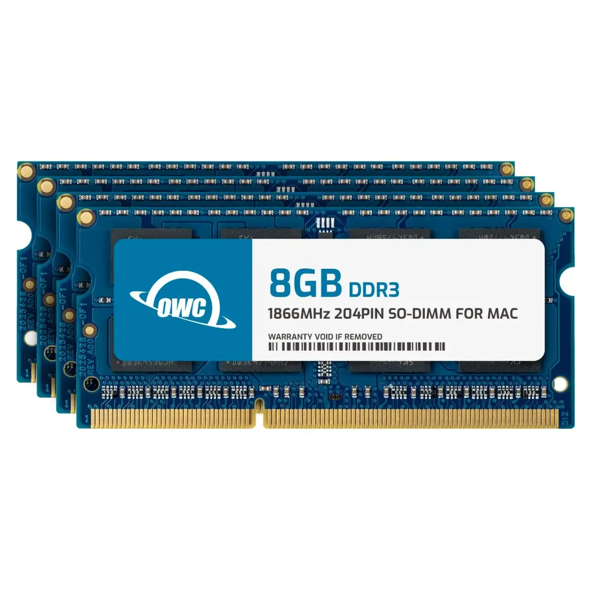 OWC Memory 32GB (4X 8GB) DDR3 PC3-14900 1866MHz SO-DIMM RAM | 32GB (4 x 8GB) 1866MHz DDR3 SO-DIMM - main product image
