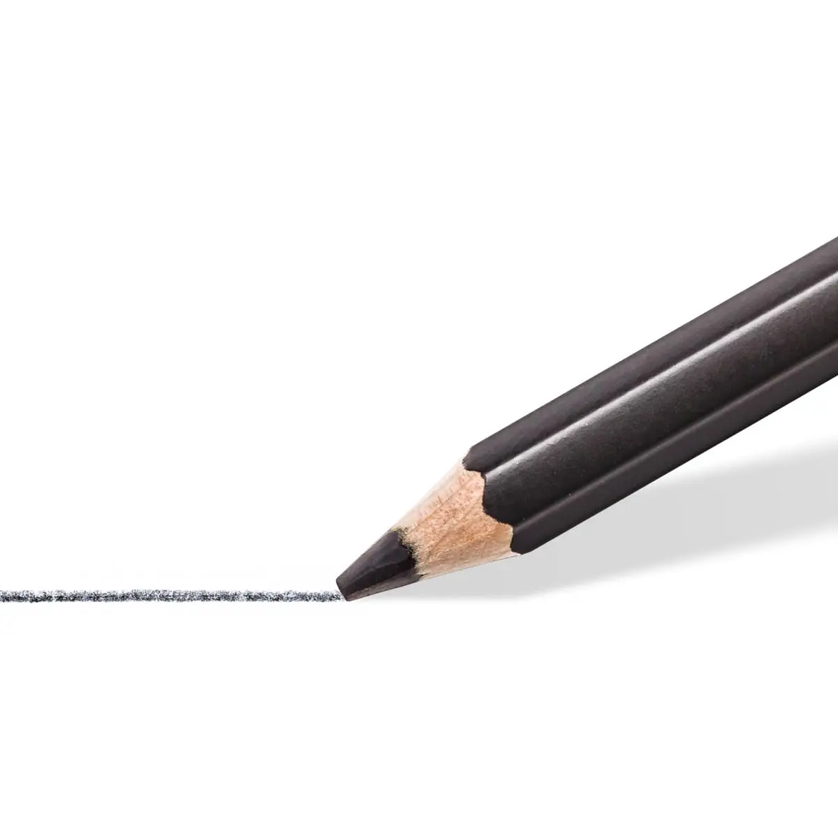 STAEDTLER Mars Lumograph Black Drawing Pencils 6 Pack in Metal Gift Tin | Deep Matte Black Tones for Expressive Art - view 4