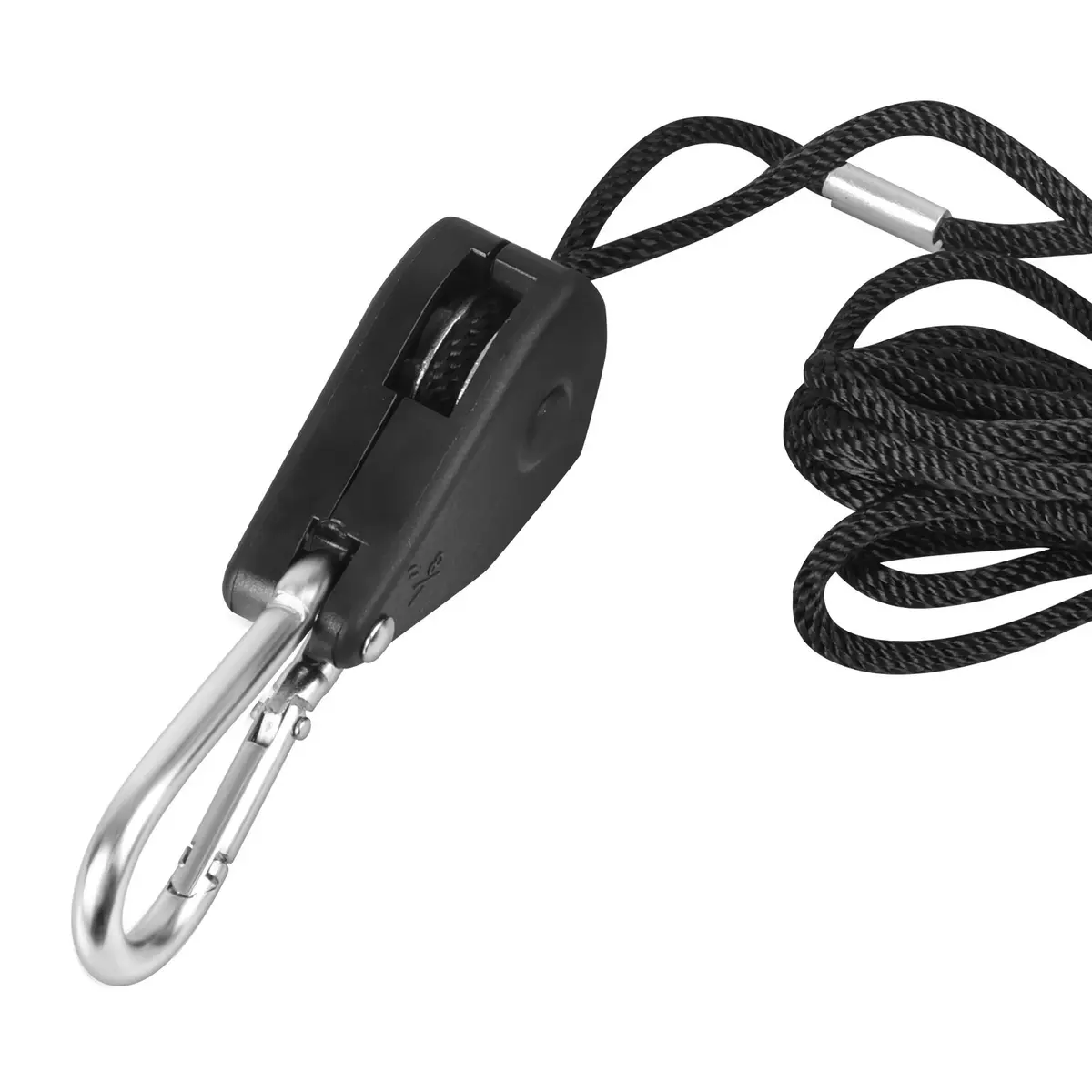 iPower GLROPEX2 Adjustable Rope Hanger 2 Pairs 8ft (150 lbs Total Capacity) | Heavy Duty Ratchet Tie-Down Strap - view 2