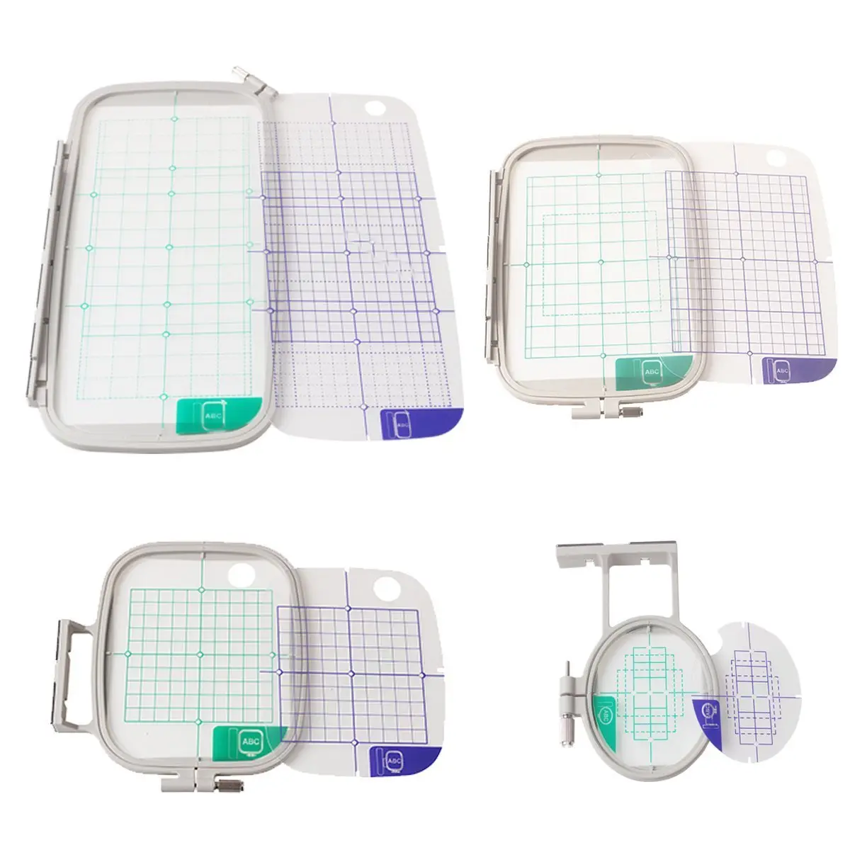 HONEYSEW Embroidery Hoop Set for Brother PE-700 PE-750D & Babylock Ellure | Durable Sewing Frame (70-120 chars) - main product image
