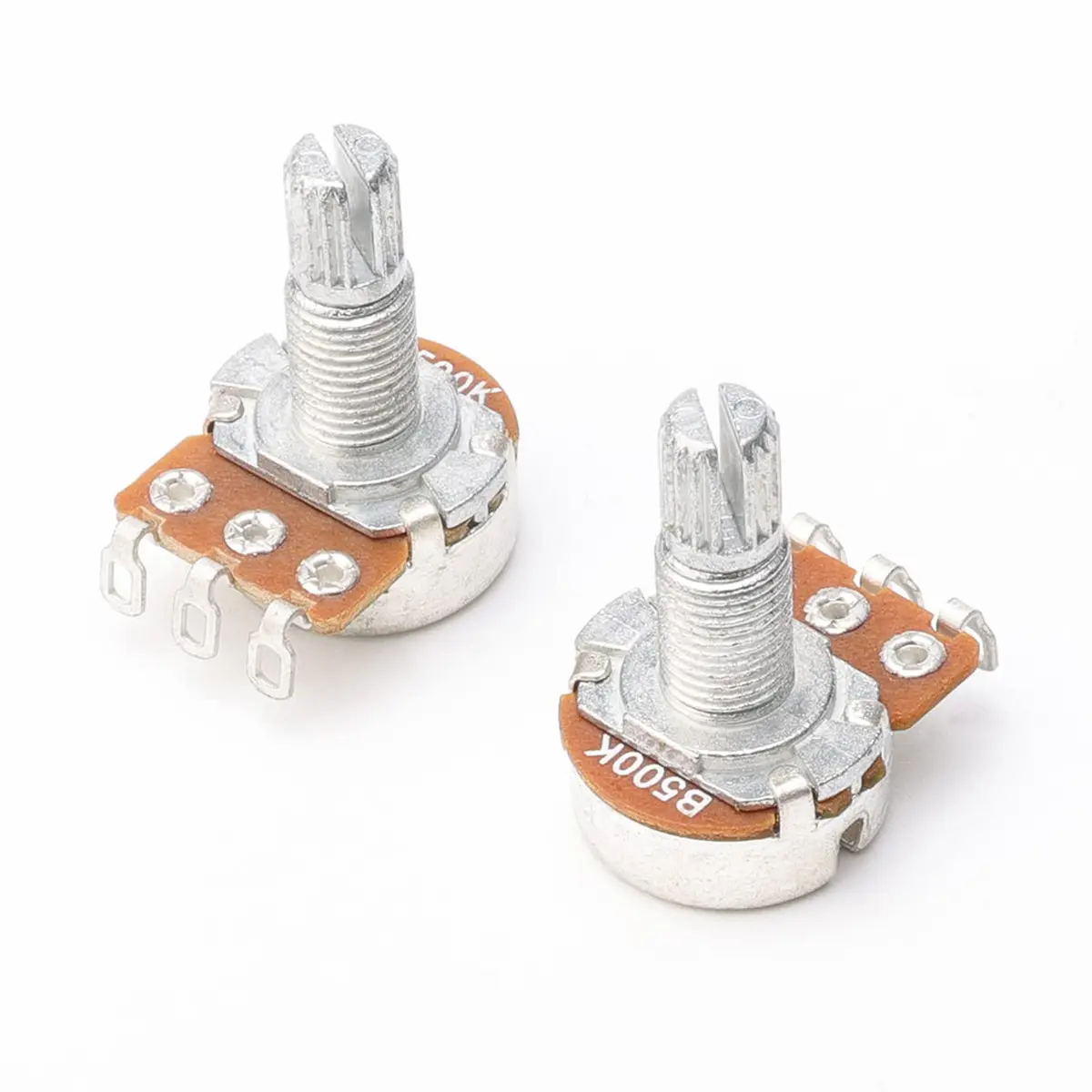 Swhmc Guitar Potentiometer Audio Pots B500K Ohm Replacement 16.5mm Base Dia 18mm Shaft Pack of 10 - view 4