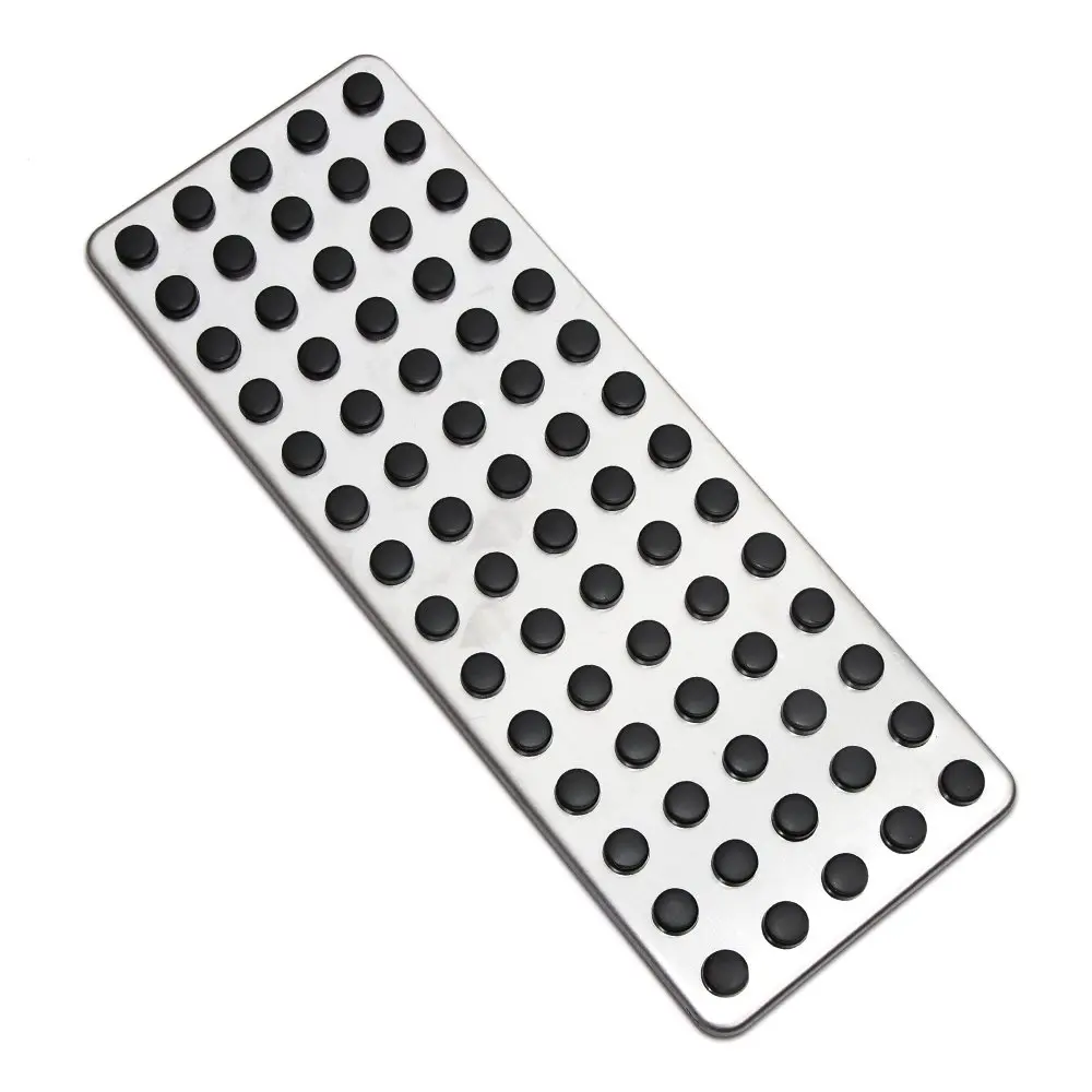 9 MOON® Stainless Steel Footrest Pedal Cover for Mercedes Benz | Durable, Stylish & Safe (100 words) - main product image