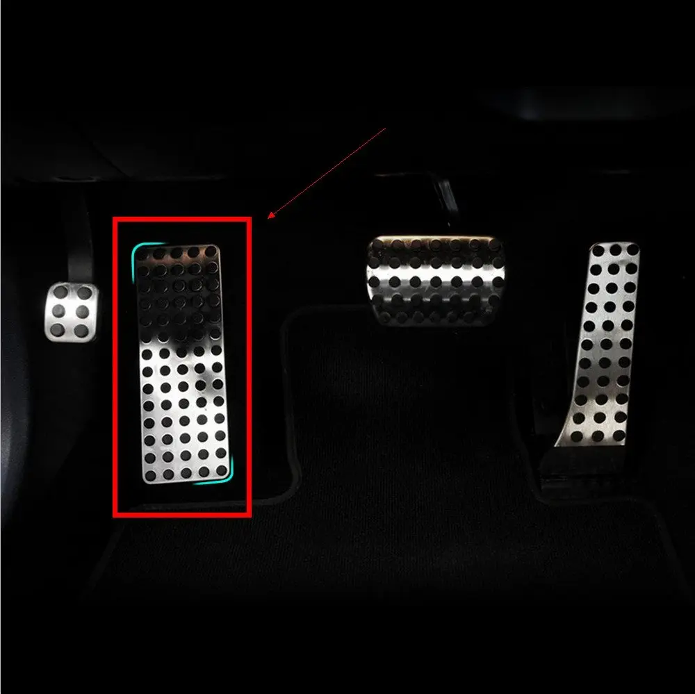 9 MOON® Stainless Steel Footrest Pedal Cover for Mercedes Benz | Durable, Stylish & Safe (100 words) - view 5