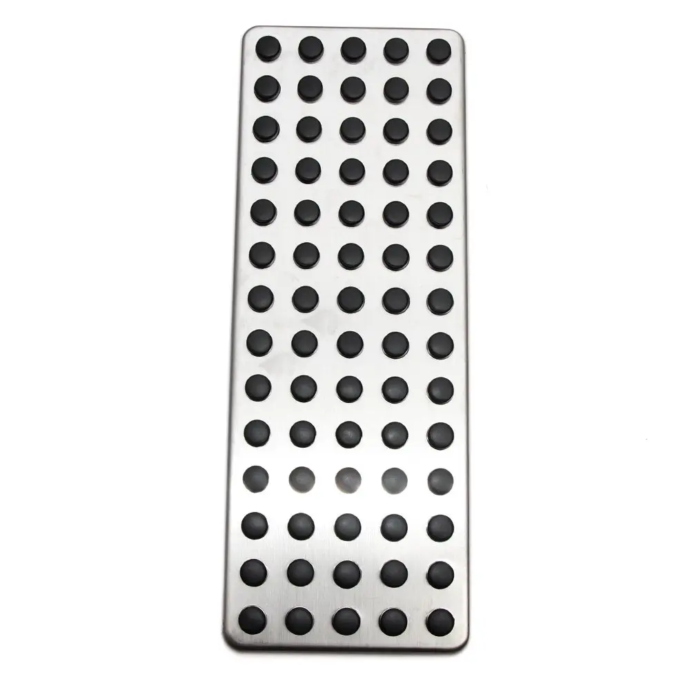 9 MOON® Stainless Steel Footrest Pedal Cover for Mercedes Benz | Durable, Stylish & Safe (100 words) - view 2