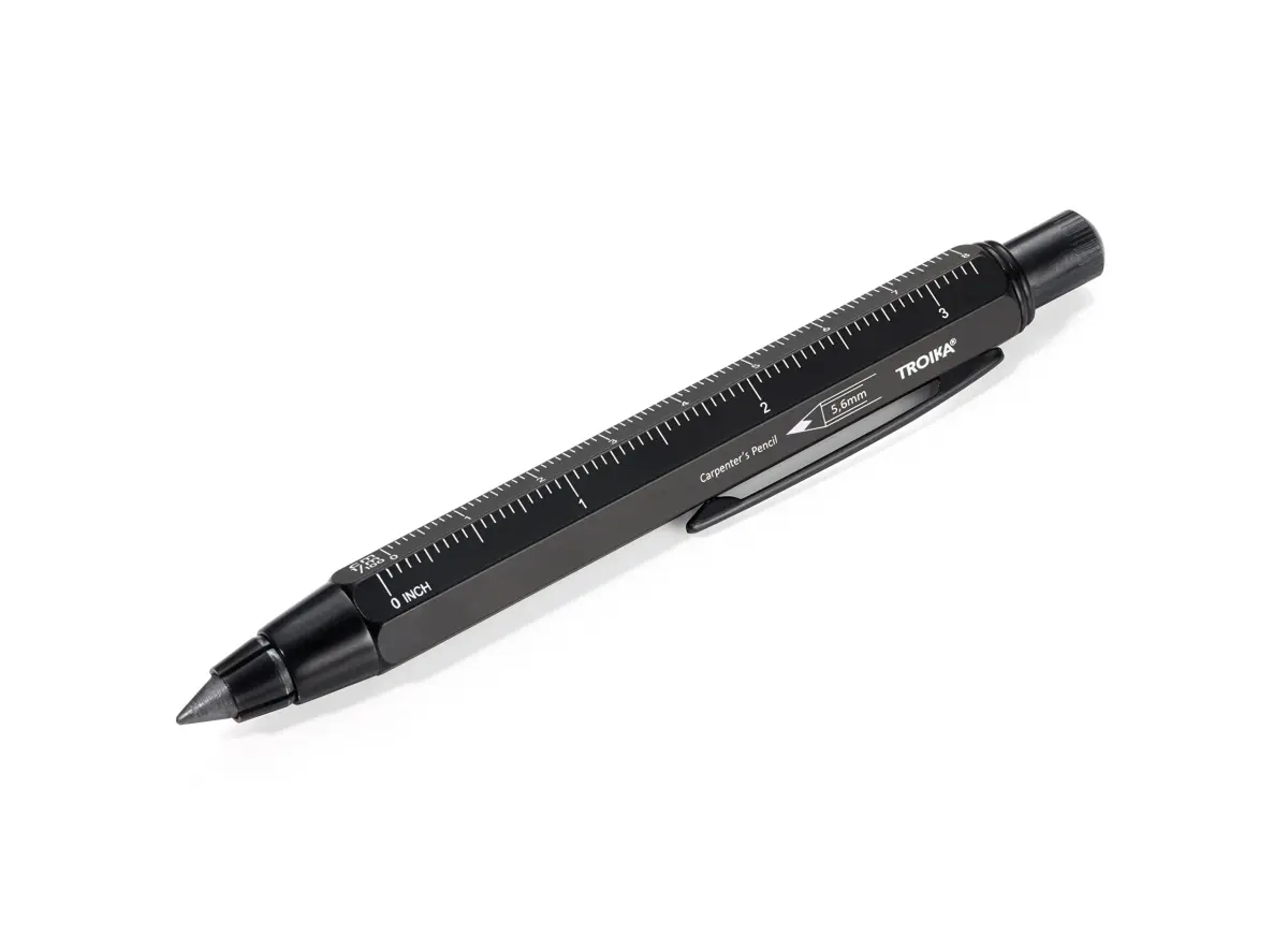 Troika Carpenter's Construction Mechanical Pencil Black 5.6mm (0.22 in) | Precision Tool for Professionals - main product image