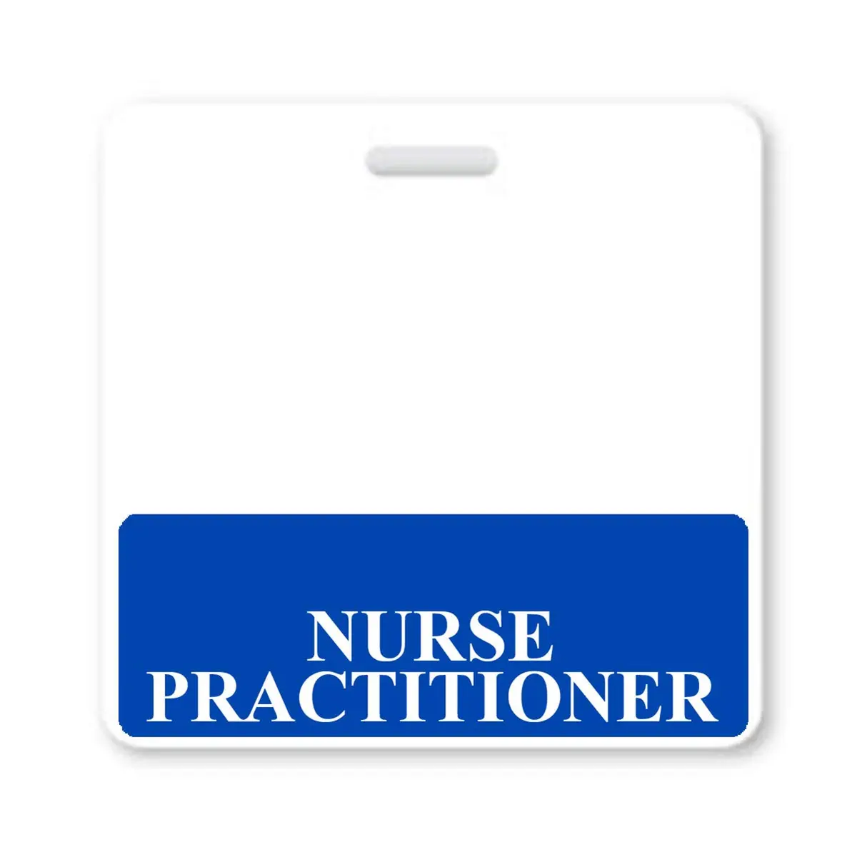 Specialist ID Nurse Practitioner Badge Buddy - Heavy Duty Horizontal | Waterproof, Spill & Tear Proof ID Card Backer for Medical Staff - main product image