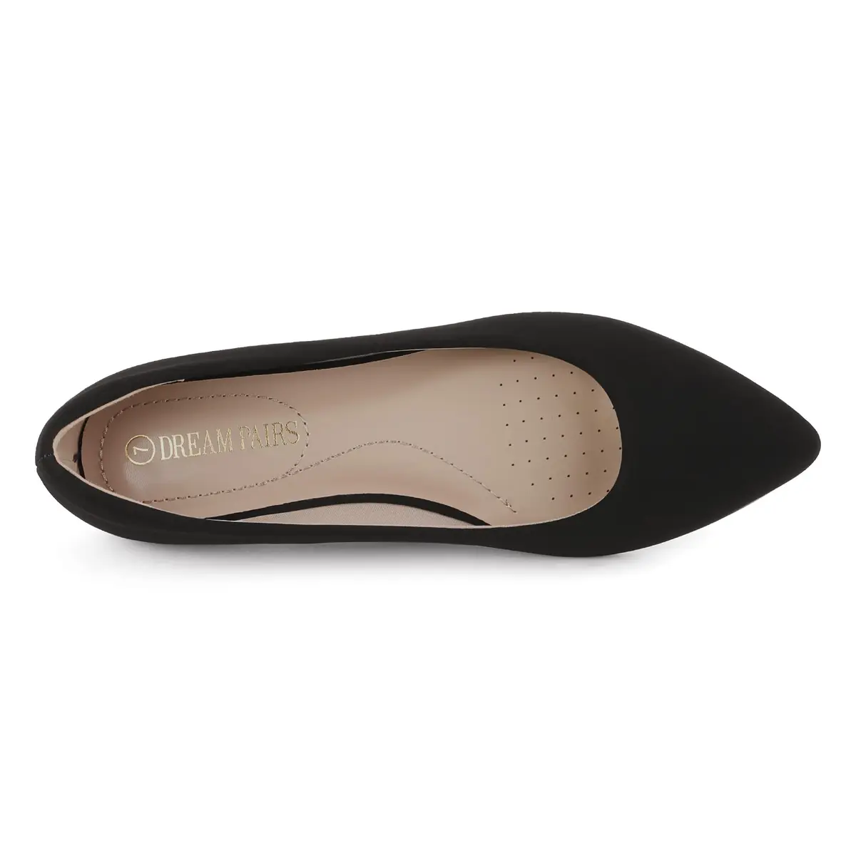 DREAM PAIRS Women's Dress Ballet Flats 6.5 | Elegant Pointed Toe Flat with Support - view 4