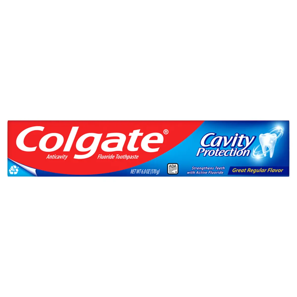 Colgate Cavity Protection Toothpaste with Fluoride, Minty Great Regular Flavor, 6 Oz Tube | ADA Accepted - view 8