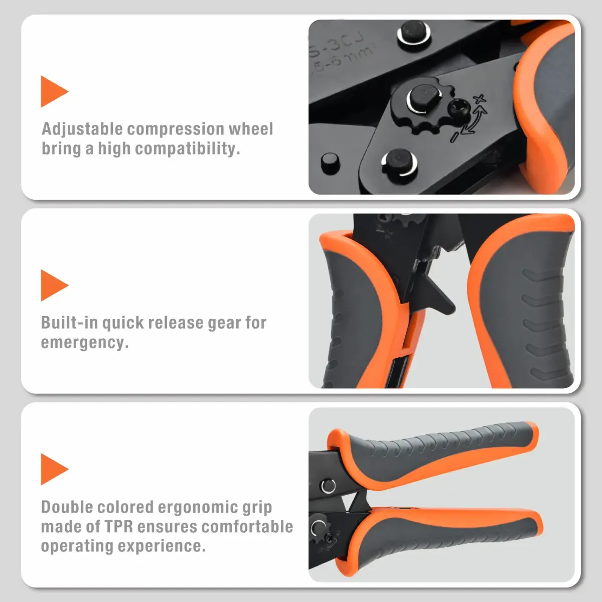 IWISS Ratchet Wire Crimping Tool Set with 5 Interchangeable Jaws & Wire Stripper | 1 Kg Tool Set - view 5