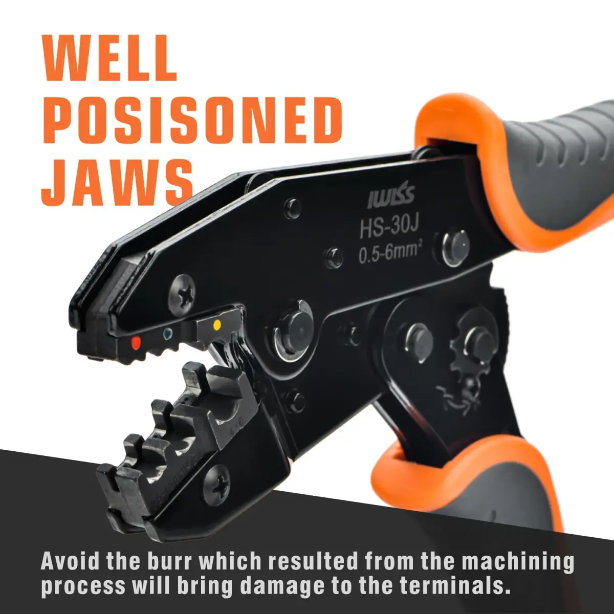IWISS Ratchet Wire Crimping Tool Set with 5 Interchangeable Jaws & Wire Stripper | 1 Kg Tool Set - view 2