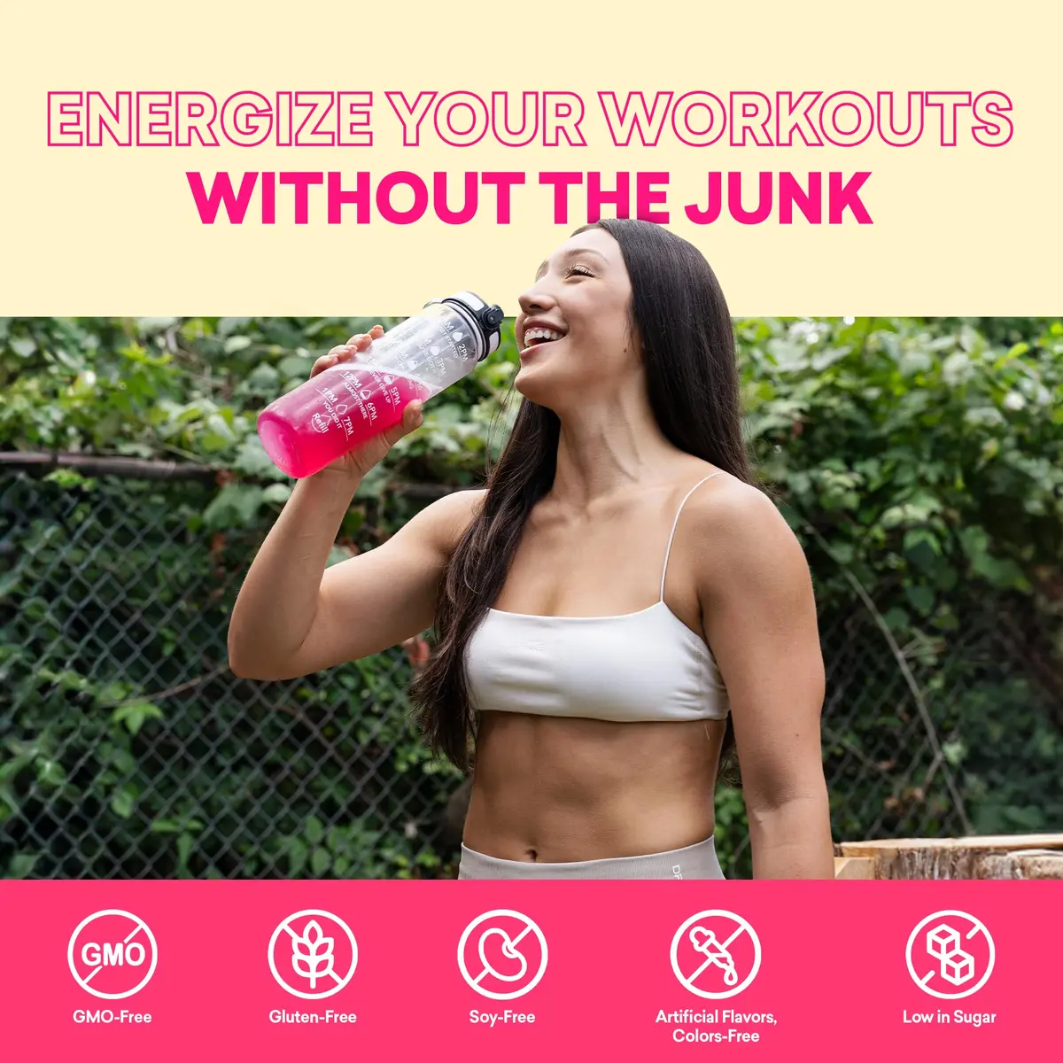 EBOOST POW Natural Pre Workout Powder - 15 Packets, Tropical Punch | Performance & Joint Support, Gluten-Free - view 6